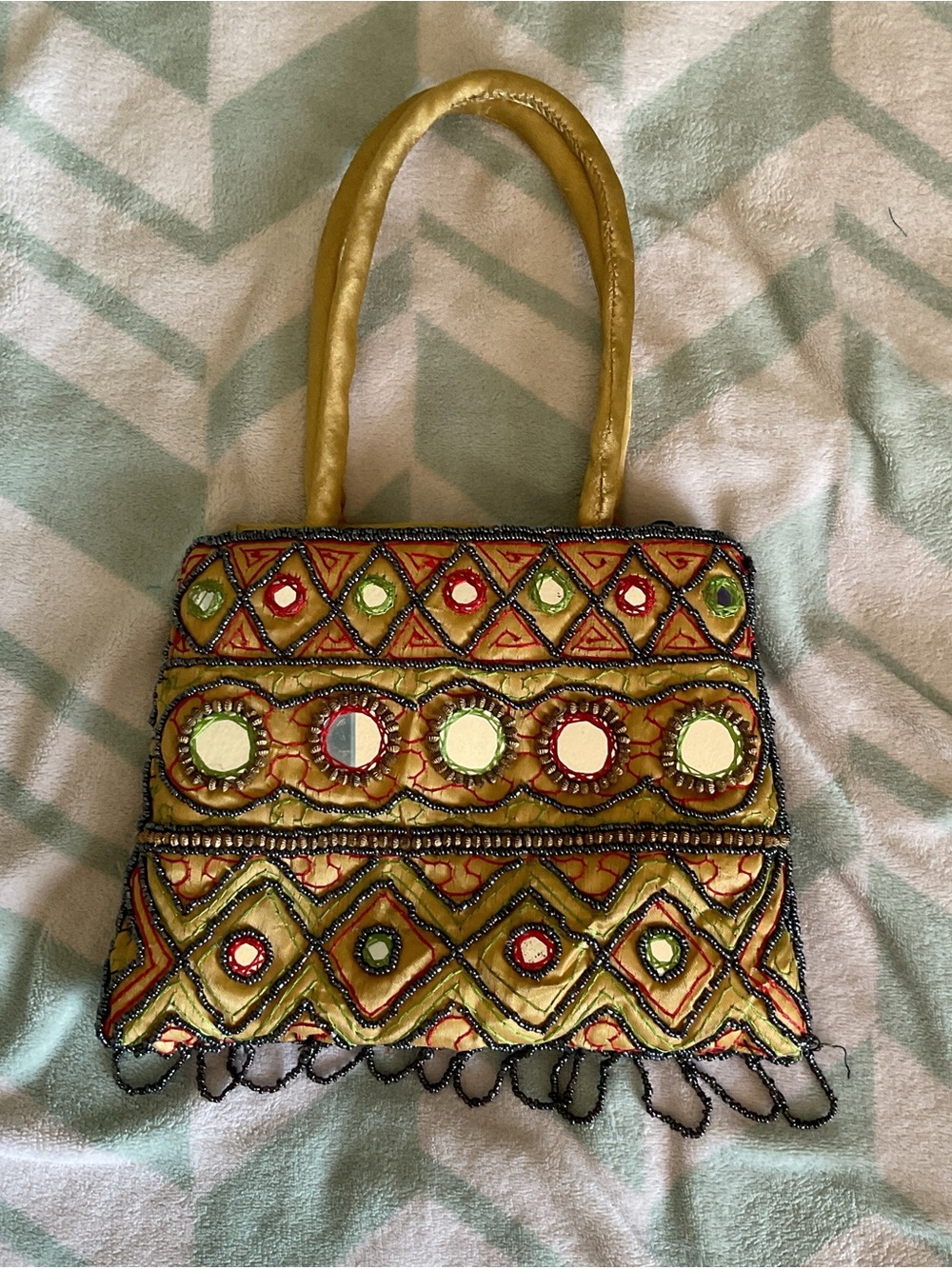 Small beaded bag